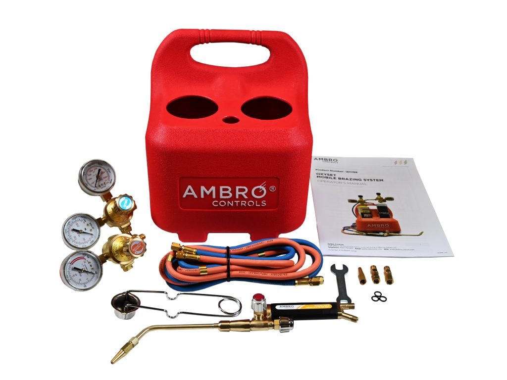 Ambro Controls Oxyset Mobile Brazing and Welding Kit – Portable Torch System for Heating, Soldering, and Brazing (SKU: 1811168-1)