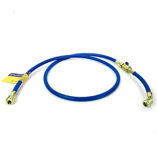 Yellow Jacket 60 in. Blue Plus II 1/4 in. Hose with FlexFlow Valve - 25260