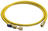 Yellow Jacket 30460 5-Foot Nylon Charging Hose with Ball Valve, A2L Compatible