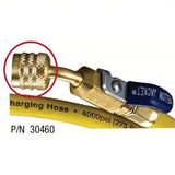 Yellow Jacket 30460 5-Foot Nylon Charging Hose with Ball Valve, A2L Compatible