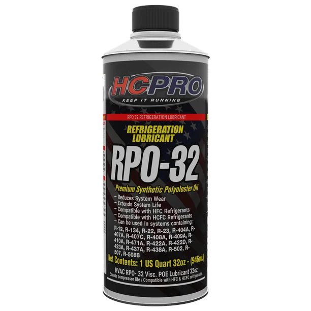 HC-PRO RPO-32 Synthetic POE Refrigeration Lubricant (02-0053)