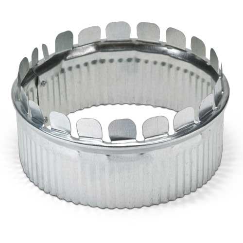 COLLAR 9" – C-9 Galvanized Duct Start Collar with Flange for Round HVAC Ductwork