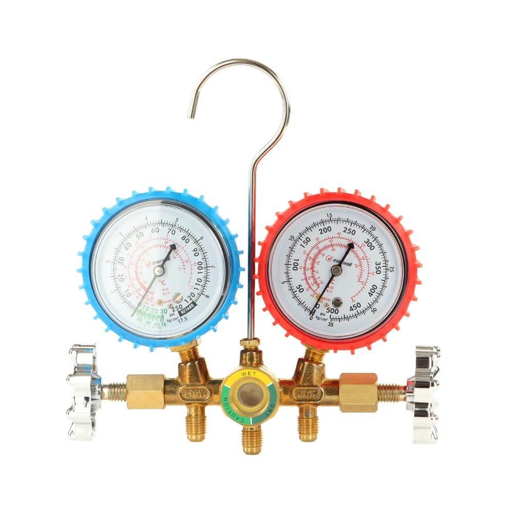 Everwell Brass Manifold Gauge Set CT-536G-410