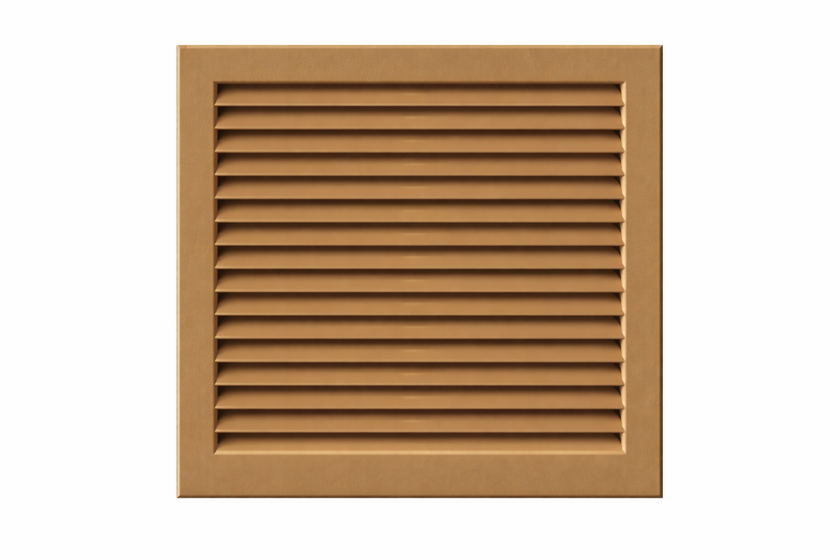BR Air Grilles 12" x 12" Brown Return Air Grille for HVAC Systems