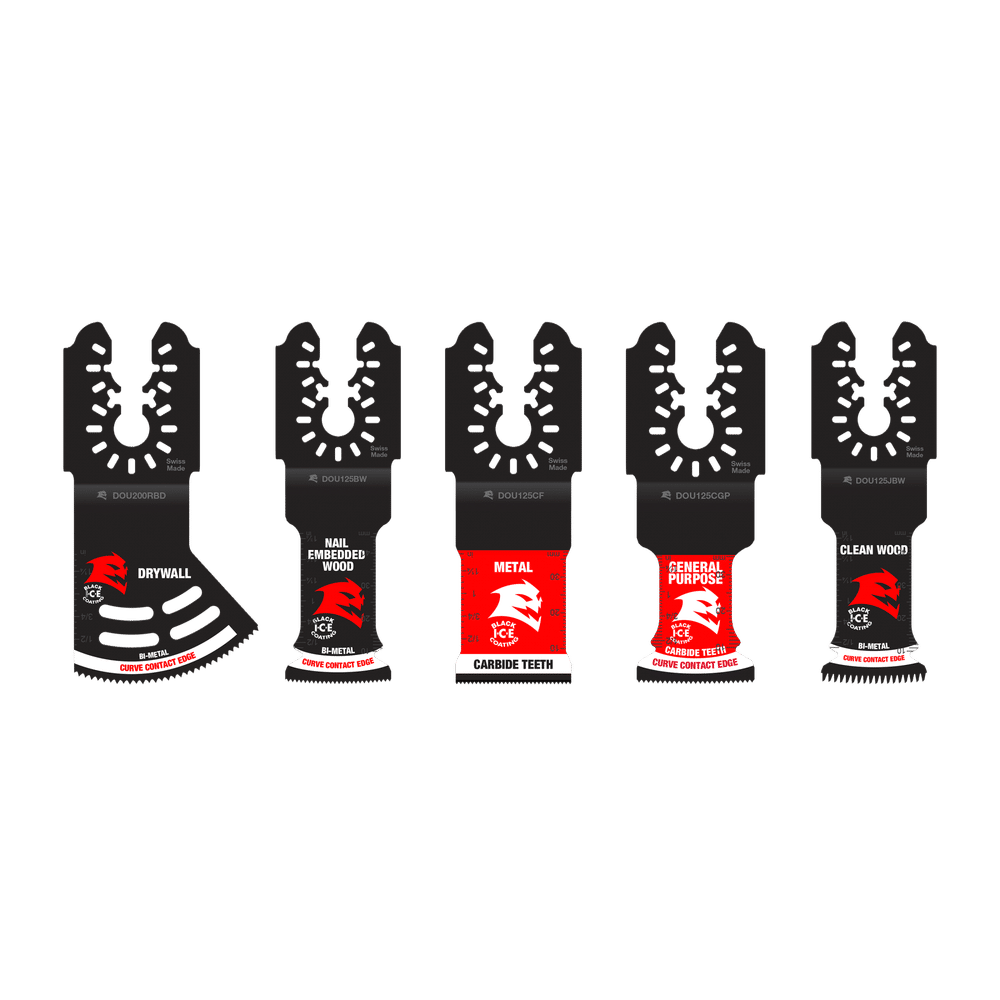 5 pc Universal Fit General Purpose Oscillating Blade Set (5-Piece)