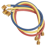 Yellow Jacket 29985 3-Pak (RYB) 60″ PLUS II Hoses with SealRight Fittings