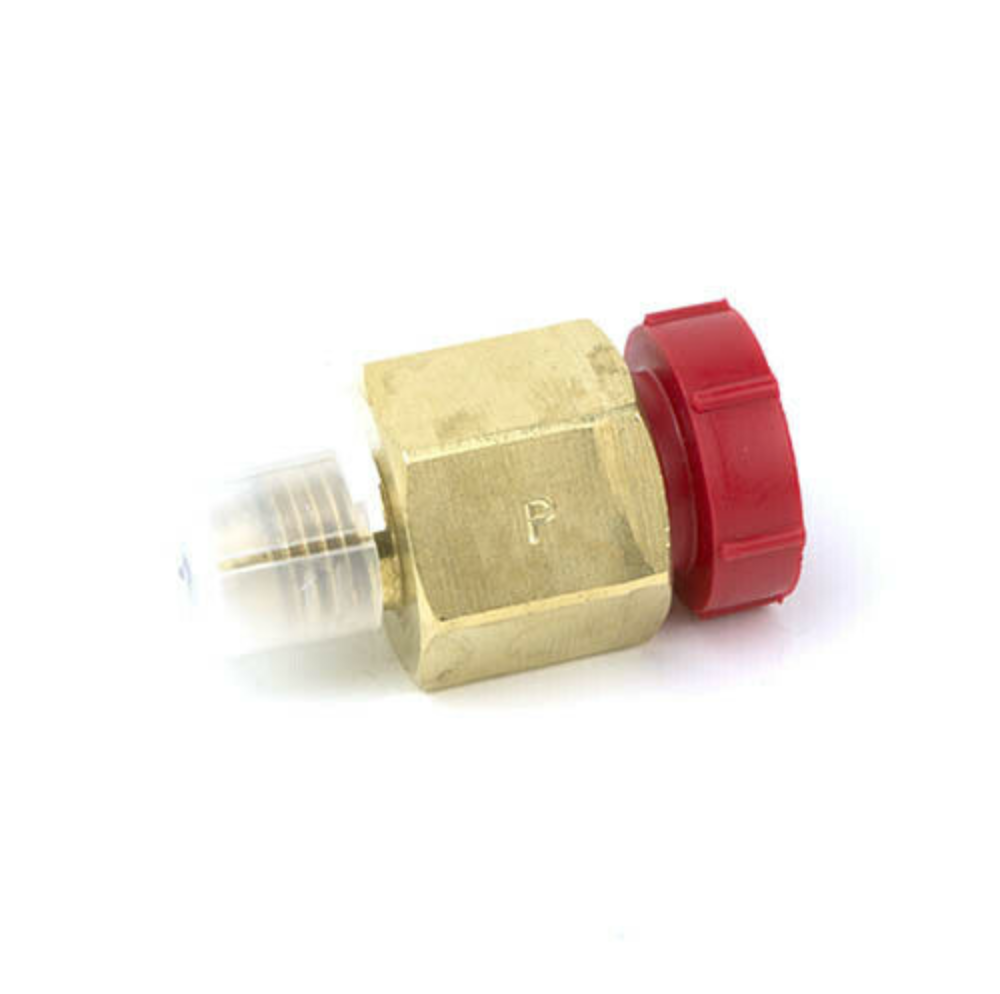 Yellow Jacket 19130 1/4" Male to 3/8 Female STR  x 1/4" Male Flare Vacuum Pump Intake Adapter