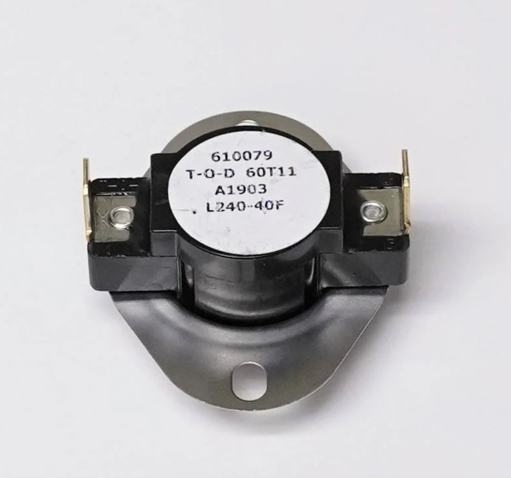 Supco L240-40 Heater Limit Thermostat Thermo-disc Open On Rise