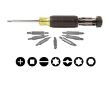 Klein Tools 32290 Multi-bit Screwdriver with Storage (15 Pc)