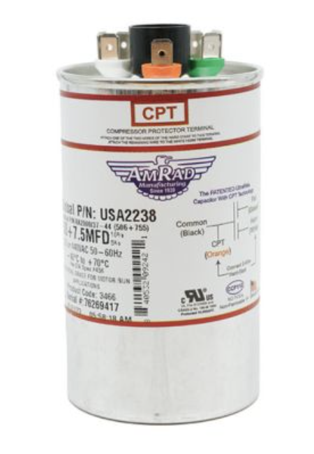 AMERICAN RADIONIC OVAL RUN CAPACITOR - USA2238