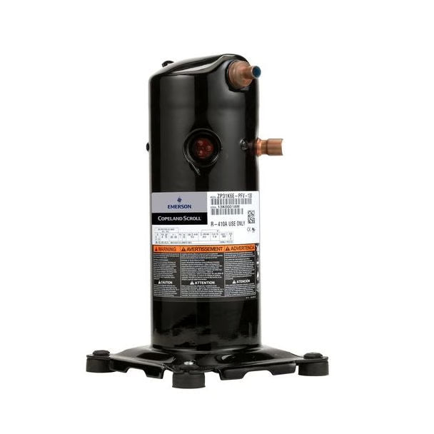 Copeland ZP21K6E‑PFV‑130 – 2 Ton R‑410A Scroll Compressor, 208/230 V Single-Phase