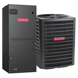 Goodman 3 Ton R-32 Condenser GLXS4MA36 Scroll 14.3 SEER2 Air Conditioning System Bundle with Air Handler and optional 7 kW Heater Kit
