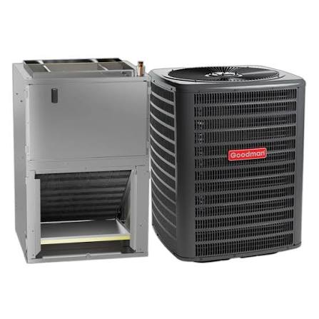 Goodman 3 Ton Split System Bundle — Outdoor Condenser + Wall-Mount Air Handler