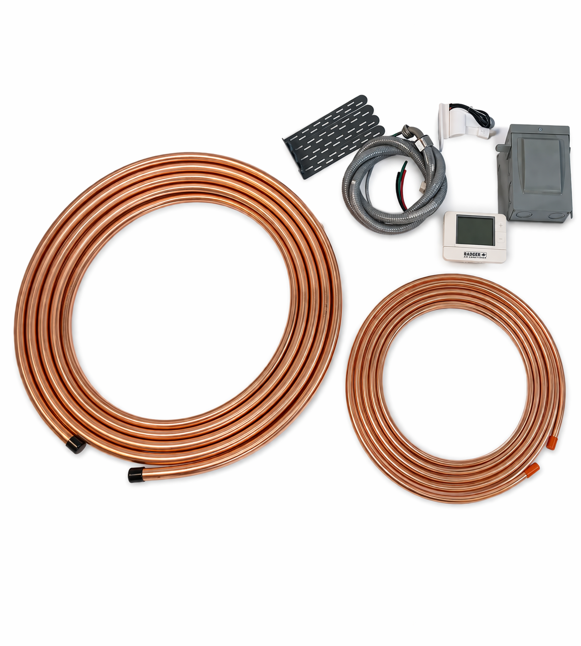 Standard HVAC Installation Kit 3.5–5 Ton with 7/8 Line Set, Disconnect, 3/4 in Whip and Float Switch