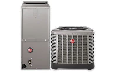 Rheem 3.5 Ton R-454B Straight Cool AC System Bundle – RA14AY42AJ1NA / RH2T4821STANNJ (21" Wide Air Handler) / Optional 7kW Heat Kit