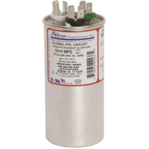 Amrad Engineering Round Motor Run Capacitor 35+5 MFD 370/440 VAC