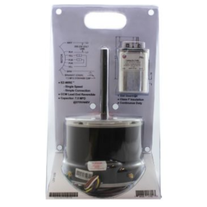 Rescue® EZ-Wire™ Blower Motor 1/2-1/6 w/ Capacitor 1075 RMP (115v) - Image 2
