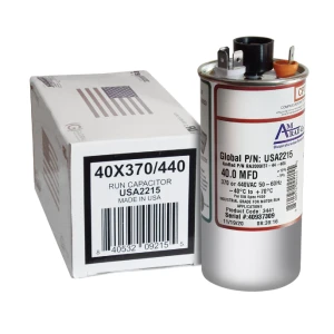 American Radionic USA2215 Oval Run Capacitor – 40 MFD 370/440V HVAC Motor Run Component