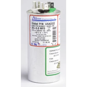AMERICAN RADIONIC OVAL RUN CAPACITOR - USA2222