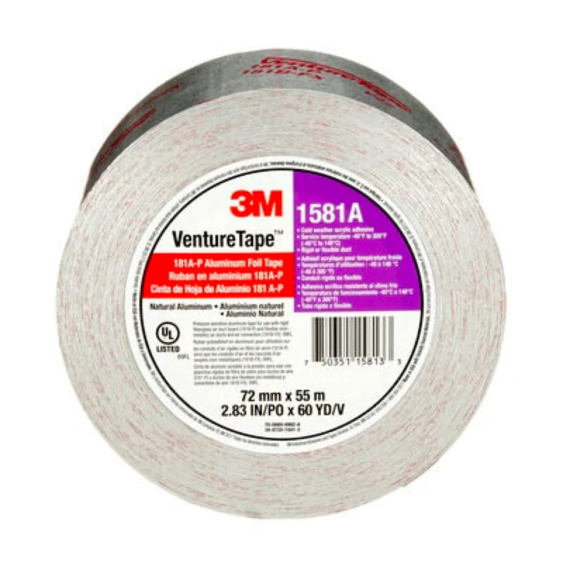 VENTURE TAPE 3M DUCT SILVER TAPE 1581A Main