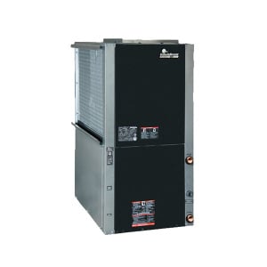 ClimateMaster 3.5 Ton Left Return Water Source Heat Pump – R-454B, Model C41SCT042AGCX0S0PB, high-efficiency vertical unit for commercial or residential HVAC systems.