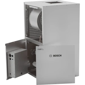 Bosch water‑source heat pump CL Series slide‑out blower and swing electrical box