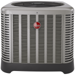 Rheem RP15AY24AJ2NA Endeavor Line Achiever Plus 2-ton 15.2 SEER2 two-stage heat pump with R-454B refrigerant and ENERGY STAR certification