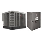 Rheem RA14AY24AJ1NALHP 2 Ton R-454B Straight Cool Condenser – Front View