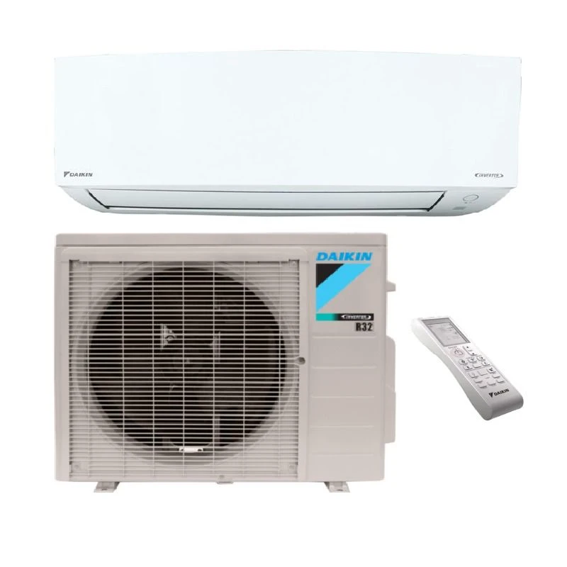 Daikin Entra 9000 BTU 18 SEER2 single zone wall mount mini split heat pump system with R32 refrigerant