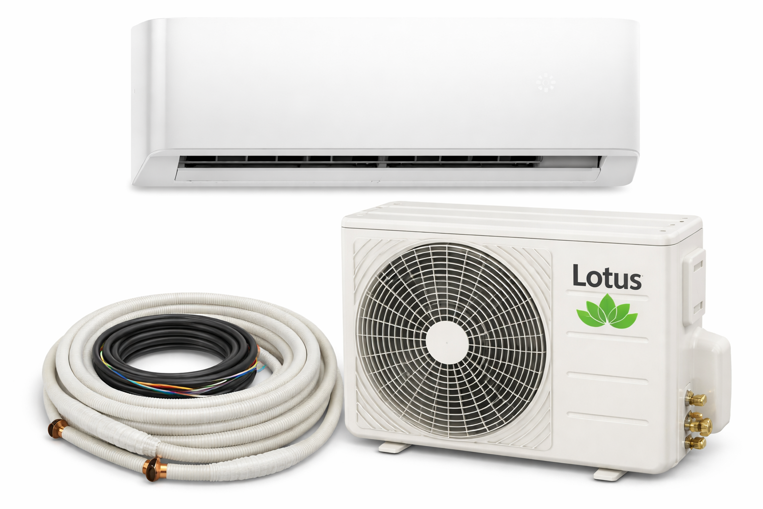 Lotus 18000 BTU mini split air conditioner indoor and outdoor unit 220V R-32 ductless system